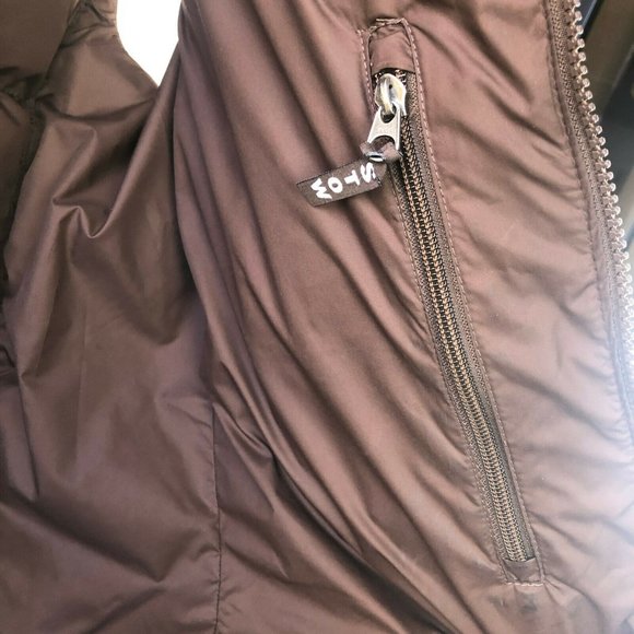 The North Face Nuptse Puffer Vest 700 DOWN Full Zip Brown Women’s Size XL - Picture 8 of 12